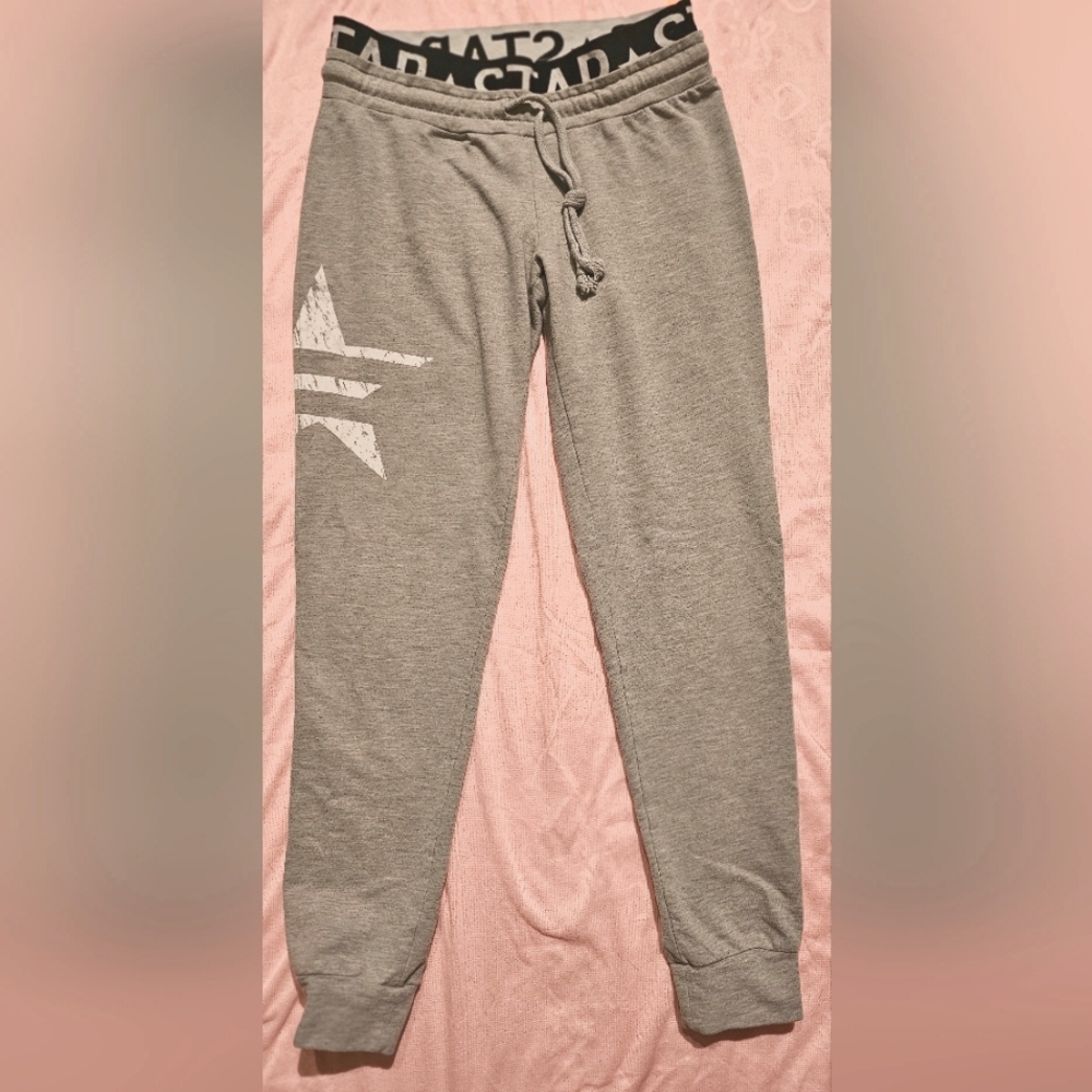 Gray and black joggers size small